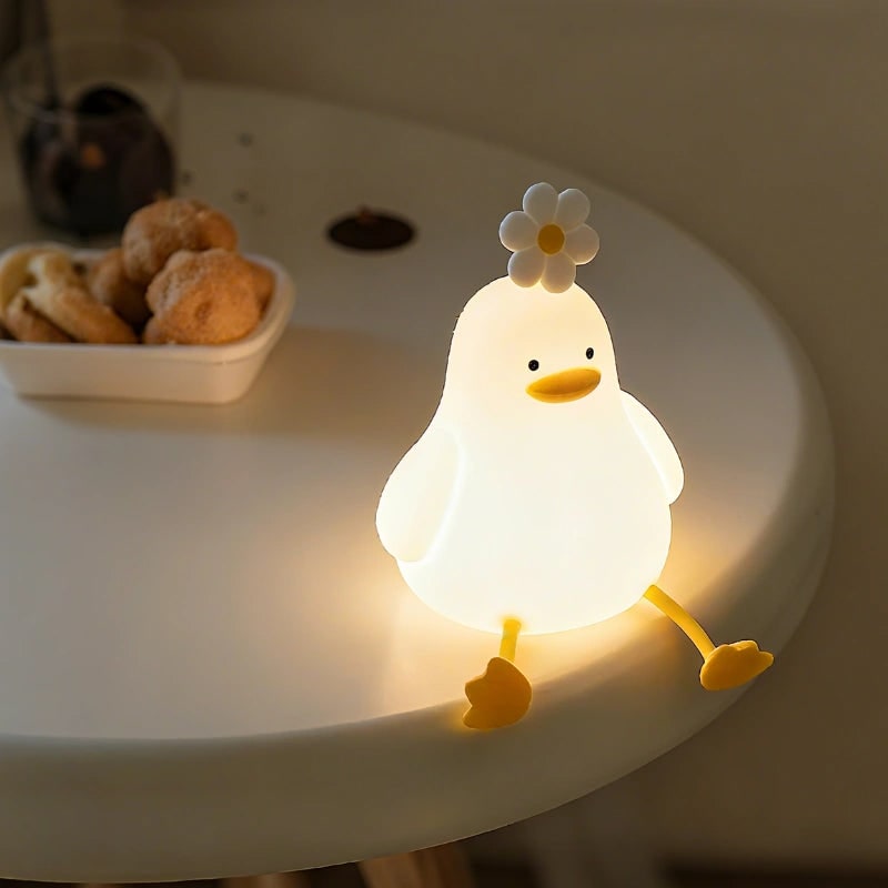 Sød bærbar dyreform dæmpbar børnenatlampe bordlampe
