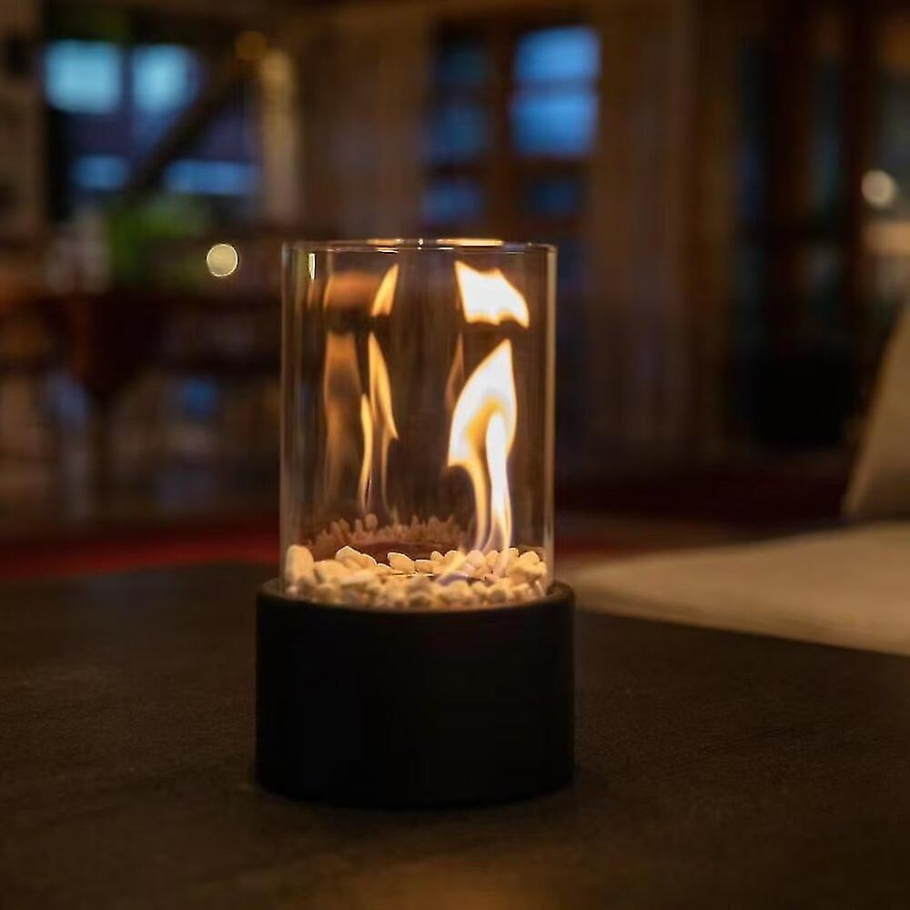 Klassisk glas cylinder bordflamme olielampe