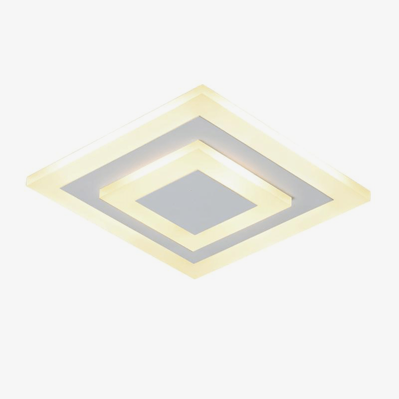 Veldoran | Slank firkantet minimalistisk indbygningsloftslampe