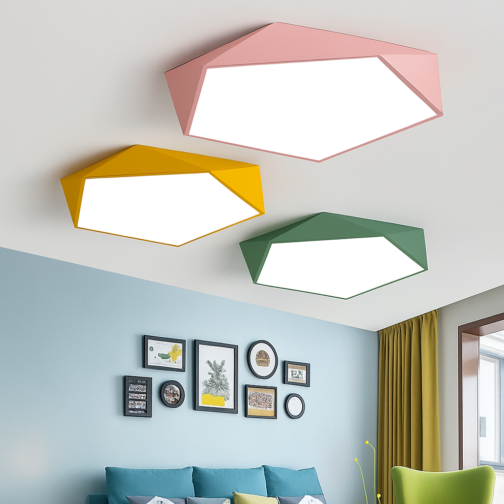 Virelli | Minimalistisk indbygget geometrisk LED loftslampe