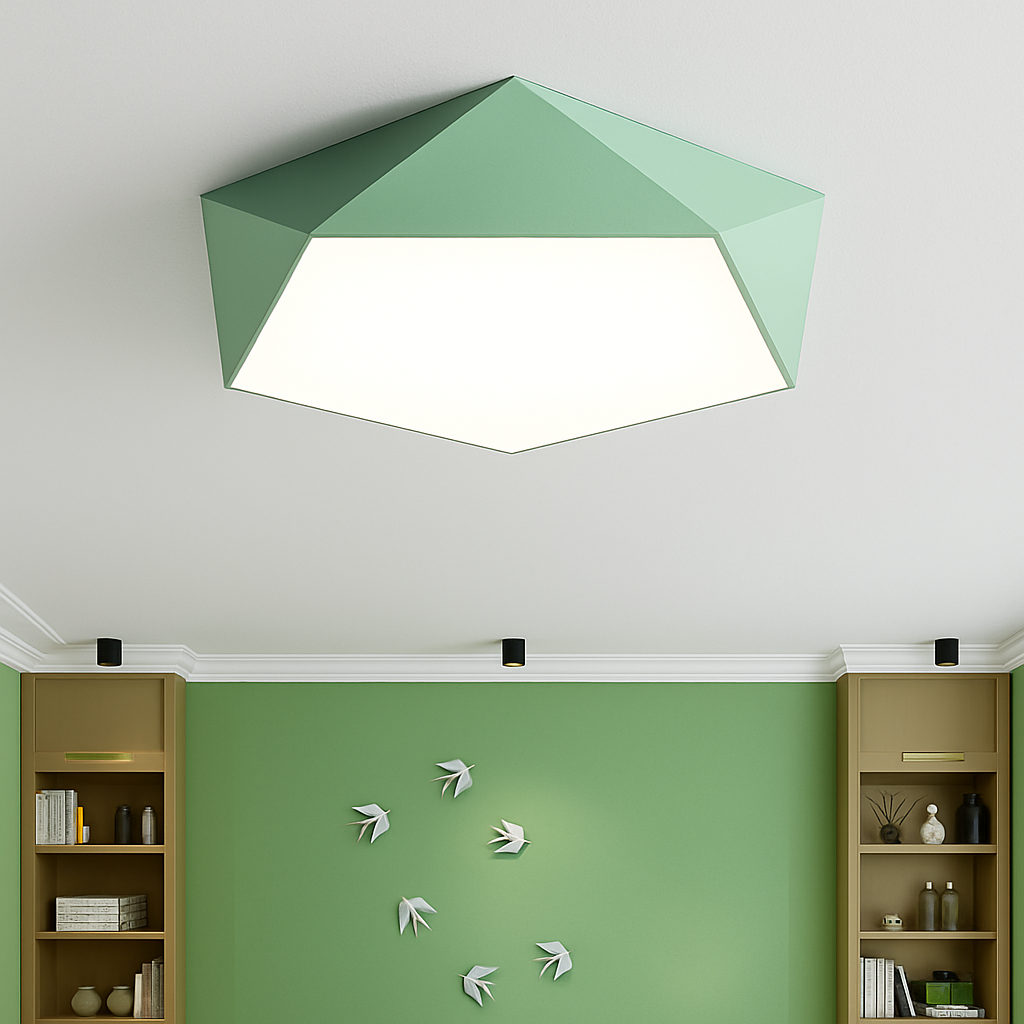 Virelli | Minimalistisk indbygget geometrisk LED loftslampe