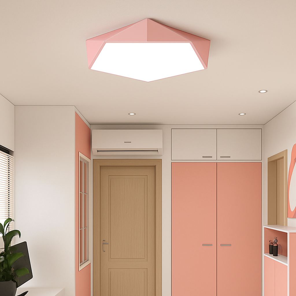 Virelli | Minimalistisk indbygget geometrisk LED loftslampe