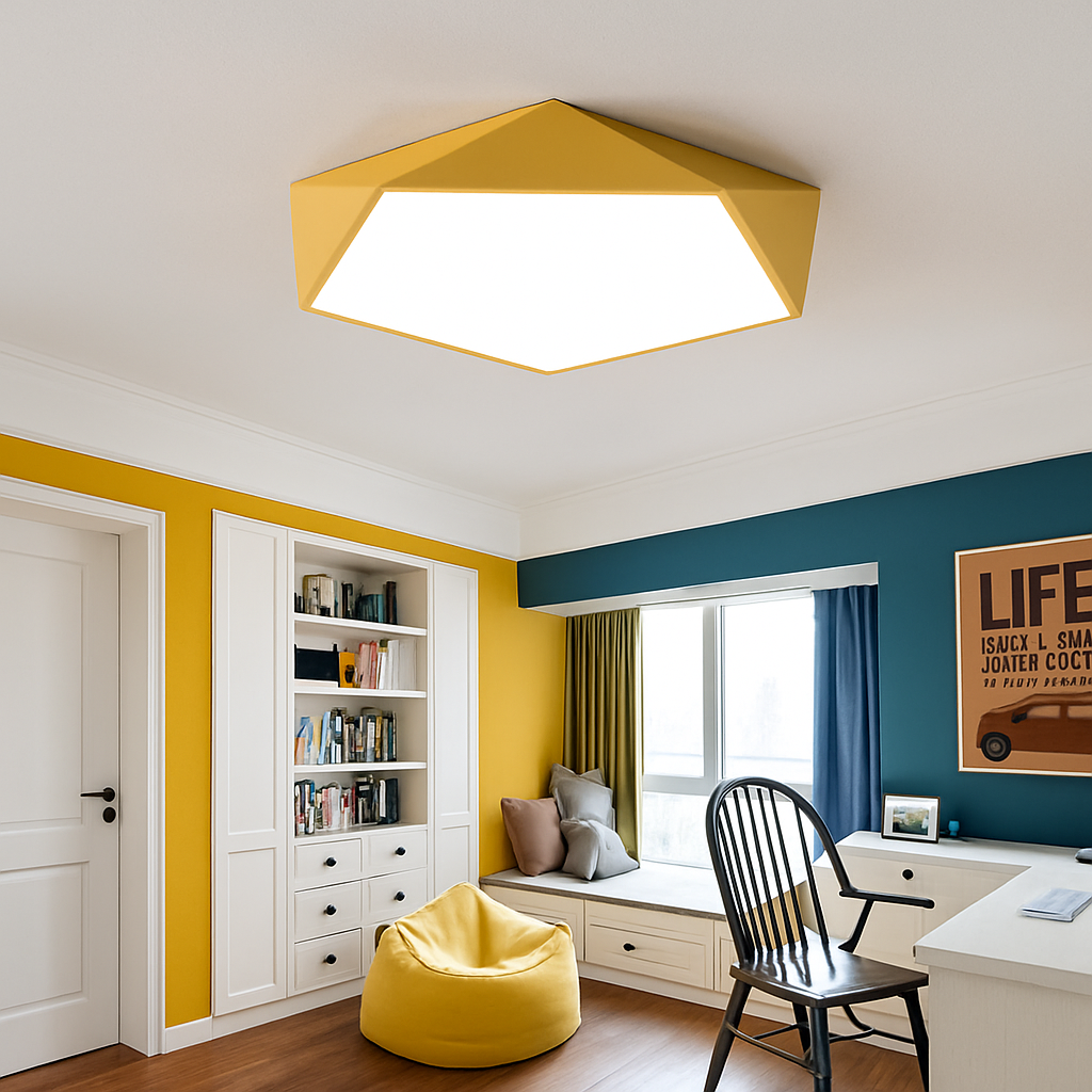 Virelli | Minimalistisk indbygget geometrisk LED loftslampe
