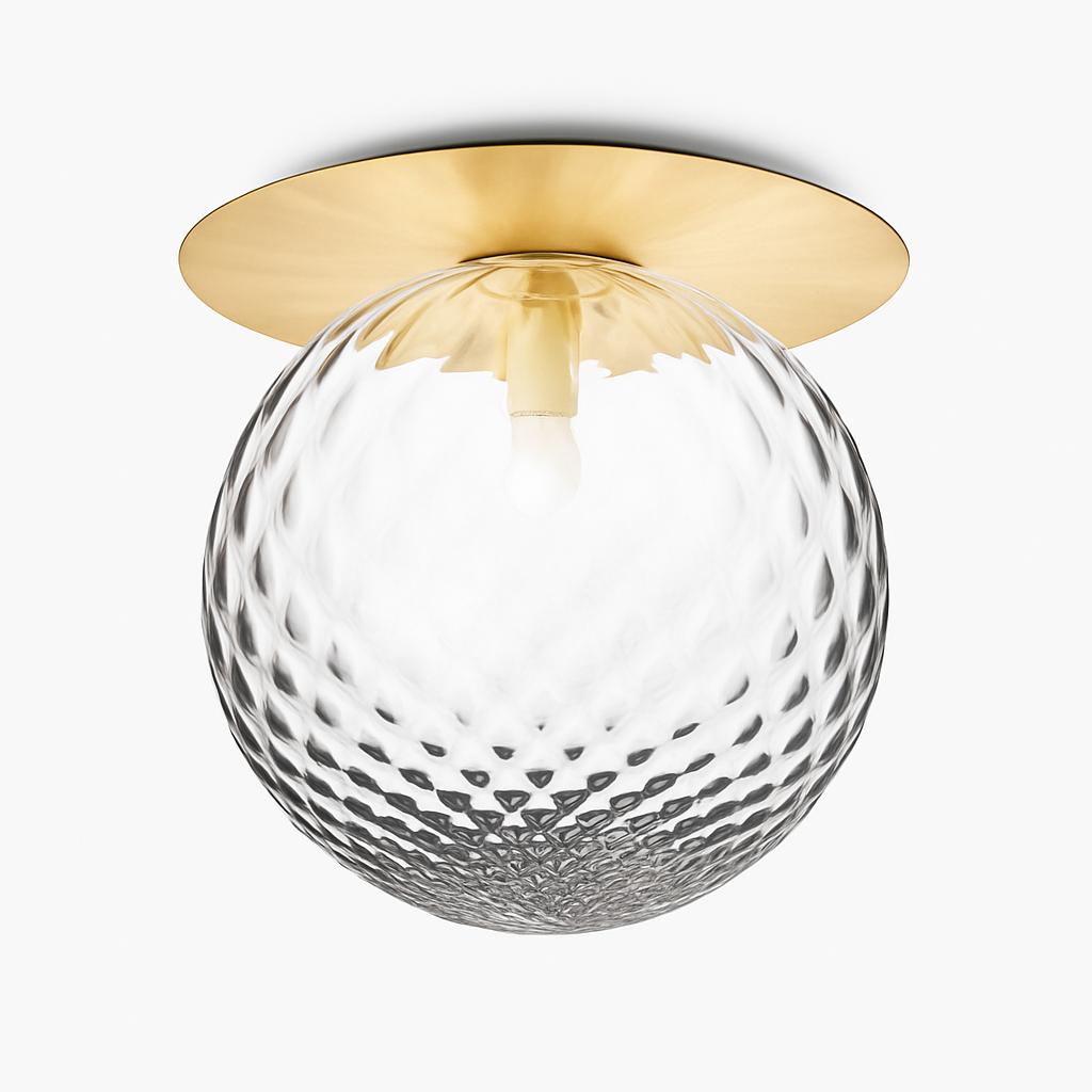 Velindra | Moderne rund glas kugle indbygningsloftlampe
