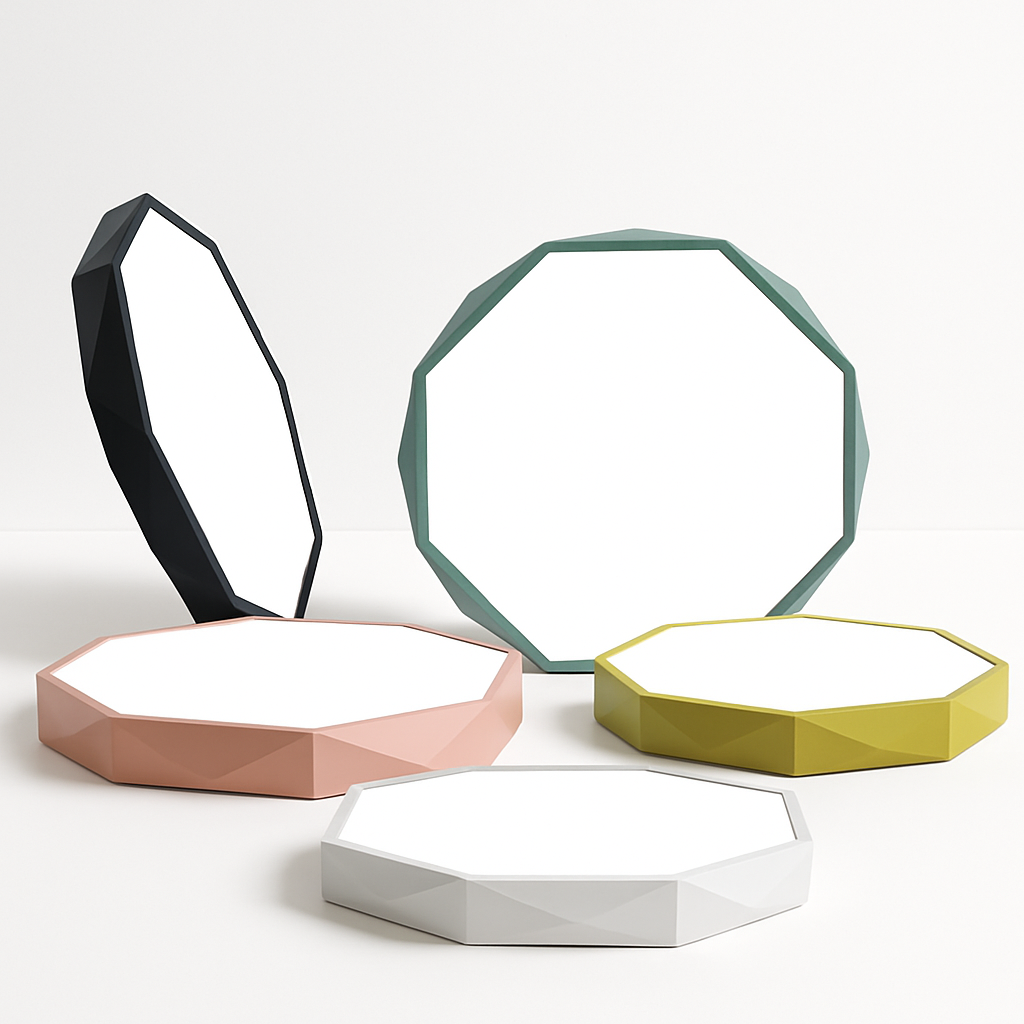 Zynthiar | Ultra slank geometrisk oktagon akryl loftslampe