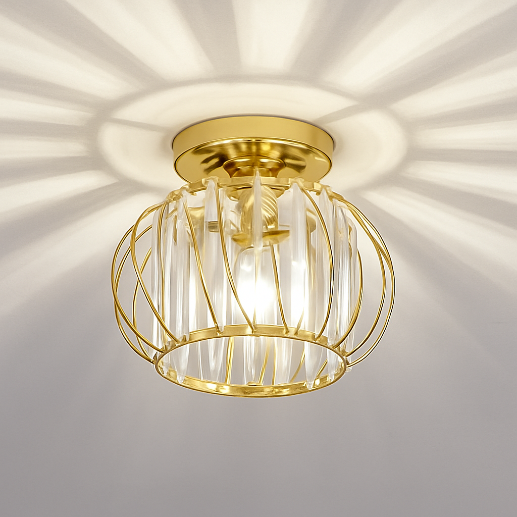 Skandori | Arkitektonisk buet bur silhuet loftslampe