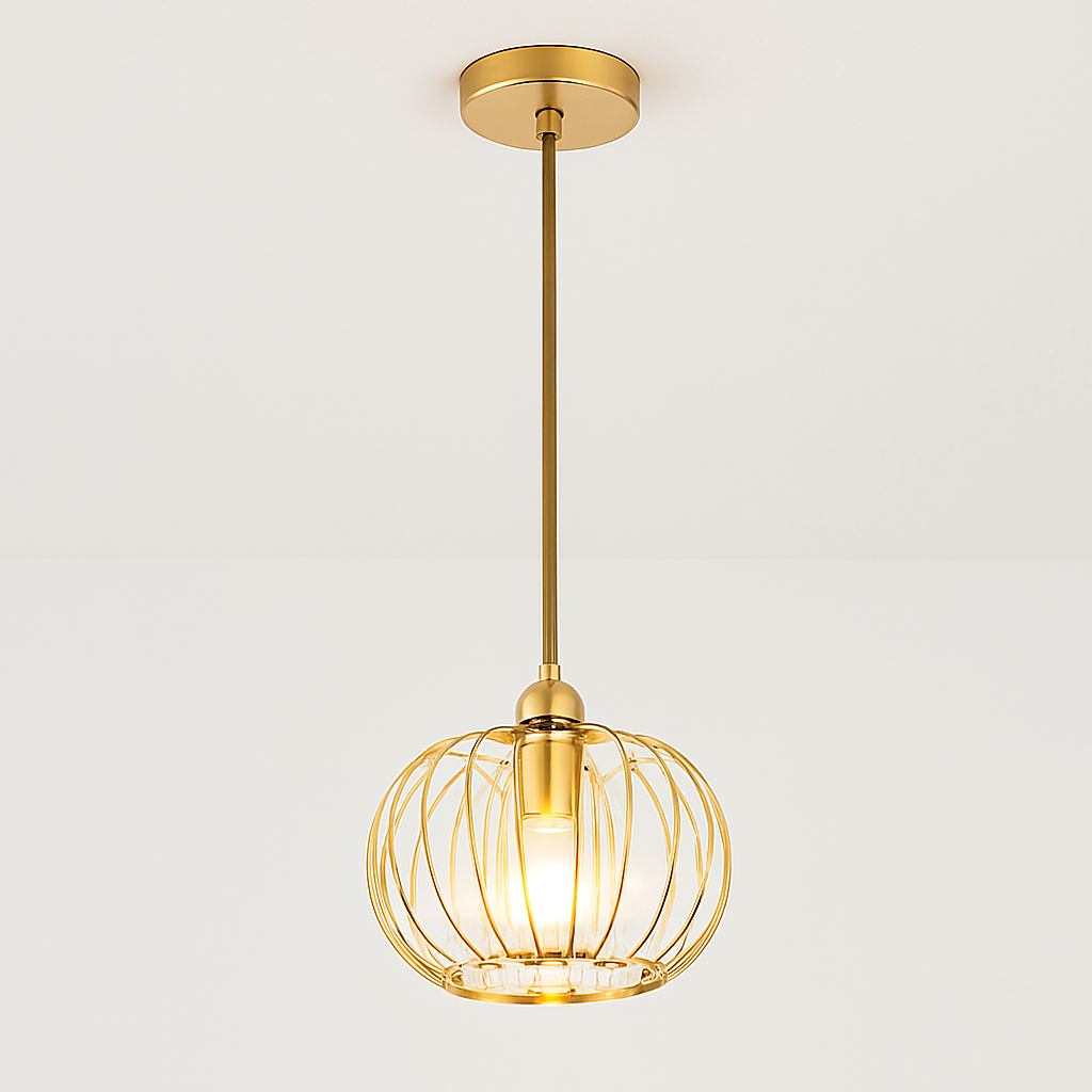 Skandori | Arkitektonisk buet bur silhuet loftslampe