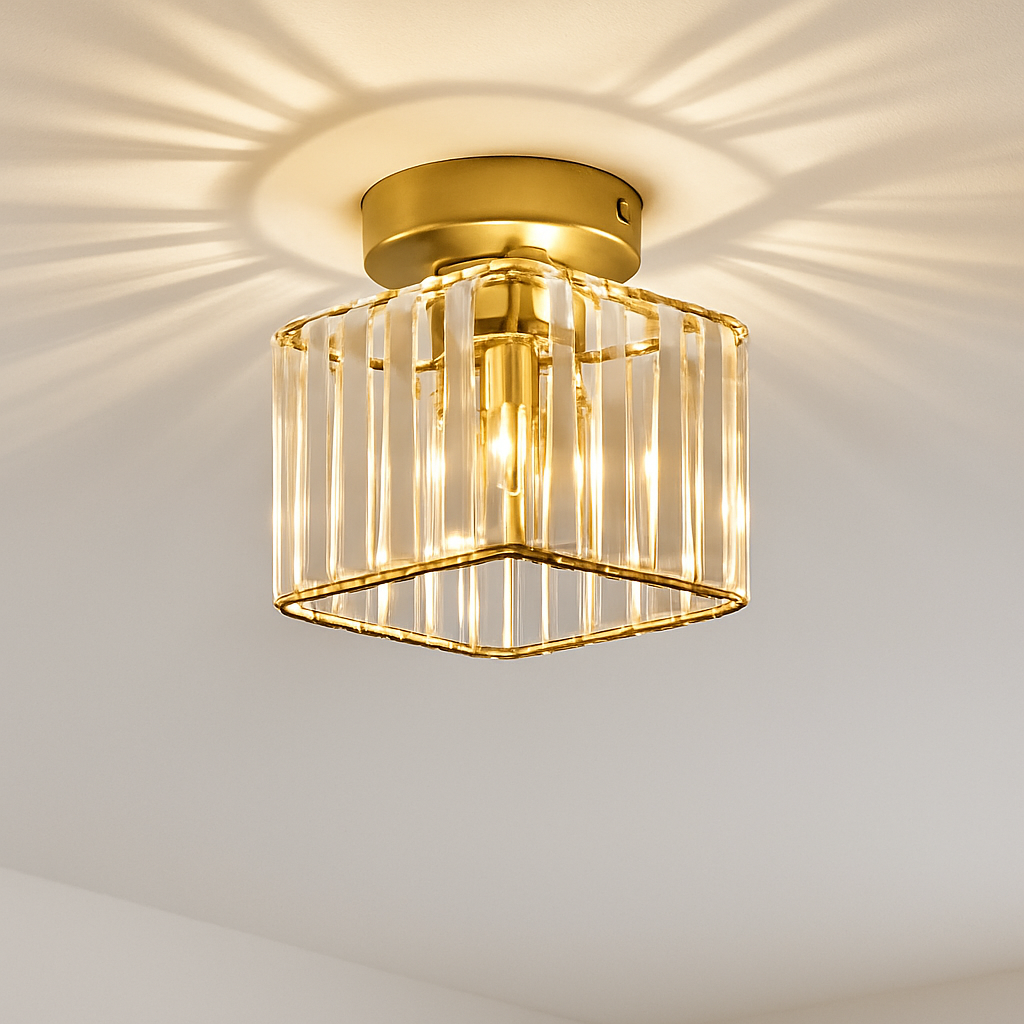 Velvique | Geometrisk krystalglas indbygningsloftlampe