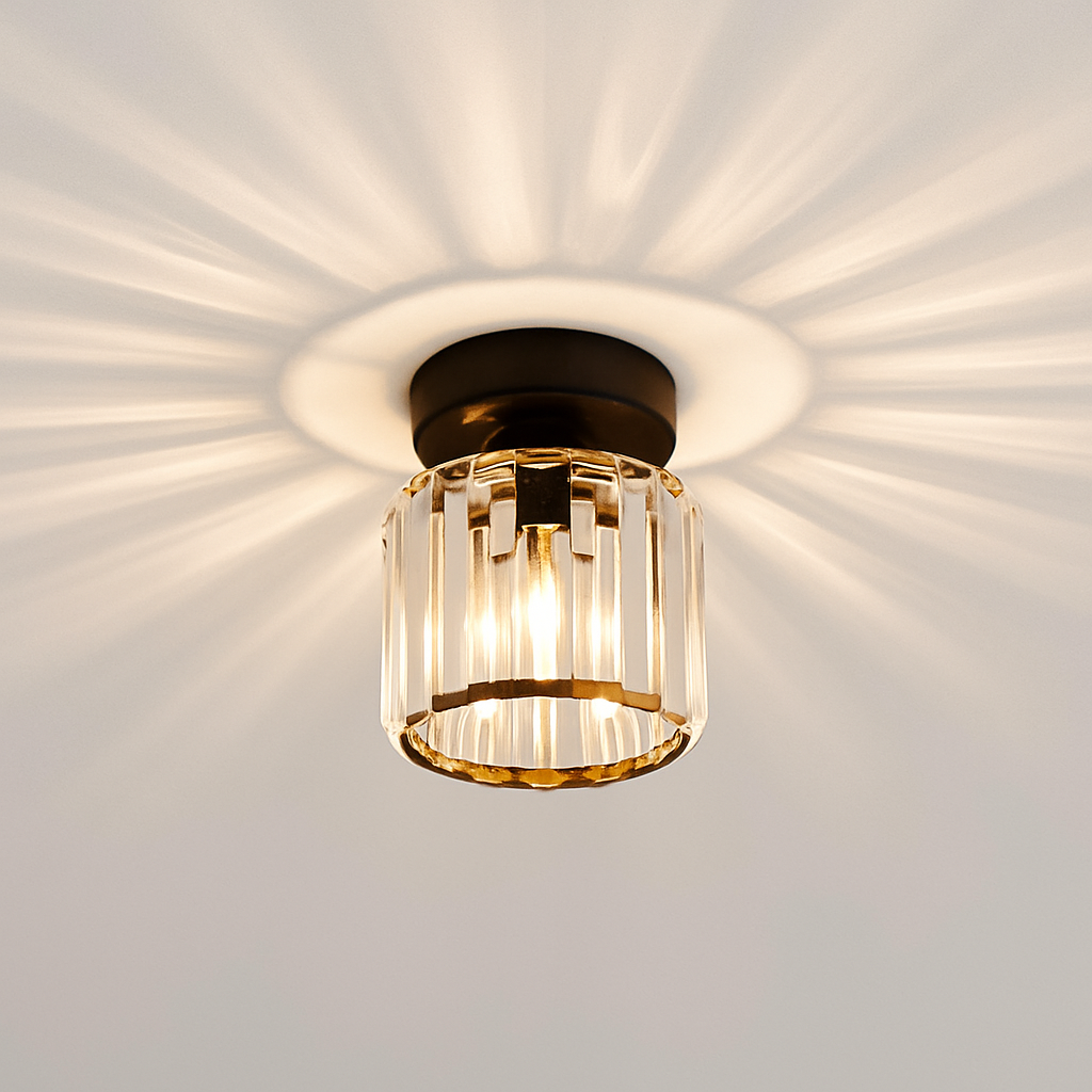 Velvique | Geometrisk krystalglas indbygningsloftlampe