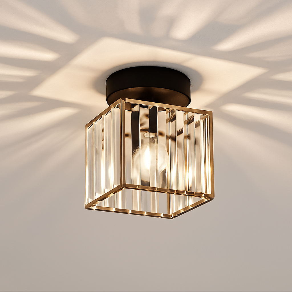 Velvique | Geometrisk krystalglas indbygningsloftlampe