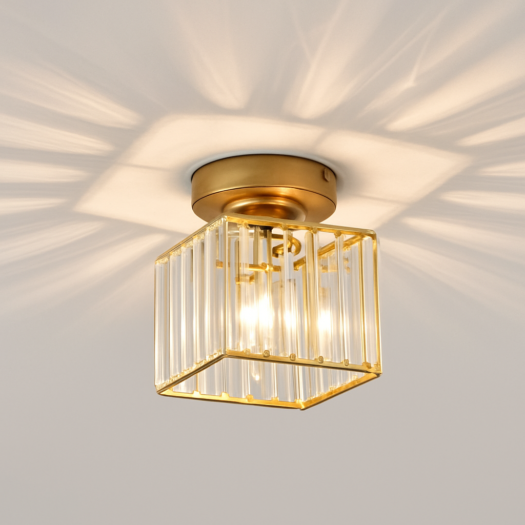 Velvique | Geometrisk krystalglas indbygningsloftlampe