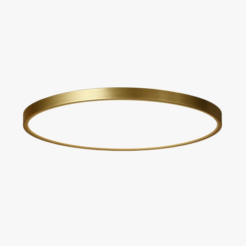 Velrion | Ultra slank moderne minimalistisk kobbereffekt indbygningsloftlampe