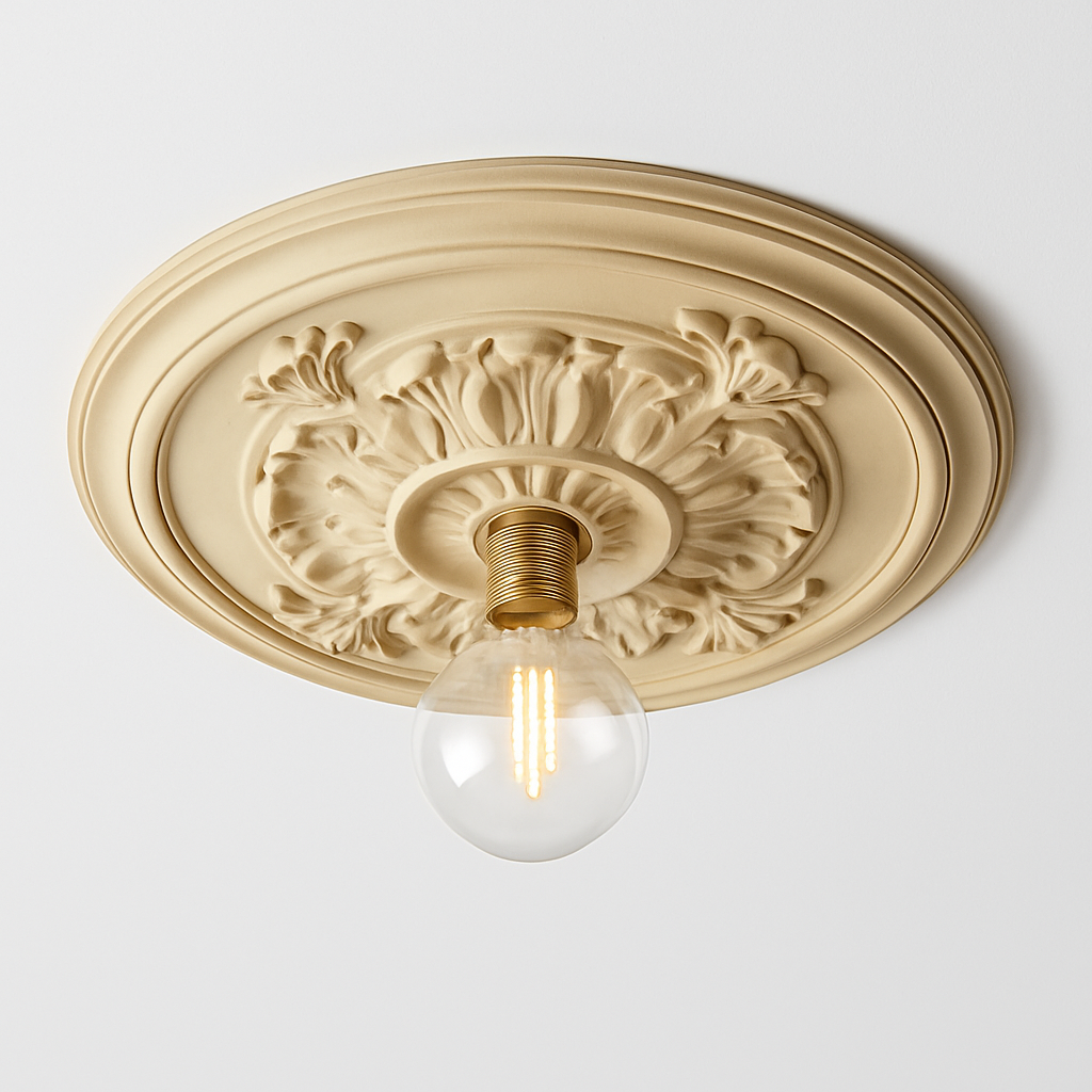 Rostevia | Fransk retro udskåret loftslampe