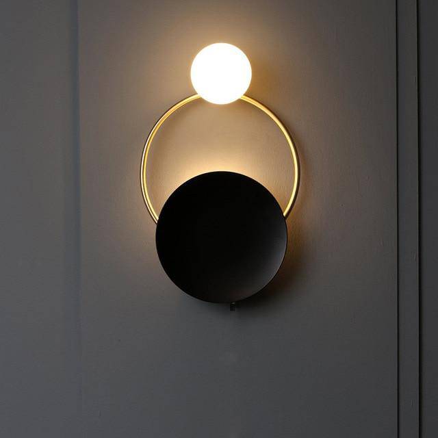 Galathore | Minimalistisk himmelsk ring silhuet væglampe