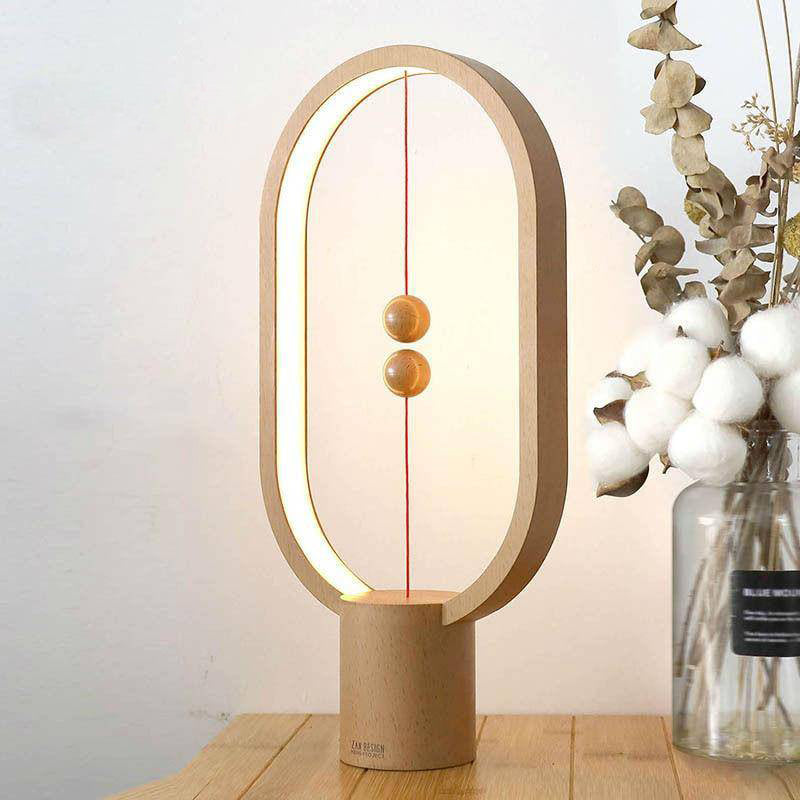 Thalamore | Elliptisk flydende magnetisk balancetablelampe