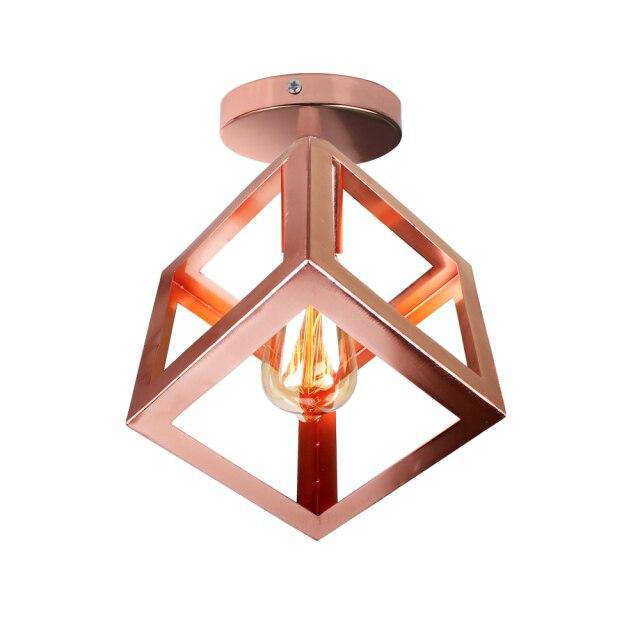 Zorquence | Geometrisk Bur Industriel Indbygningsloftlampe