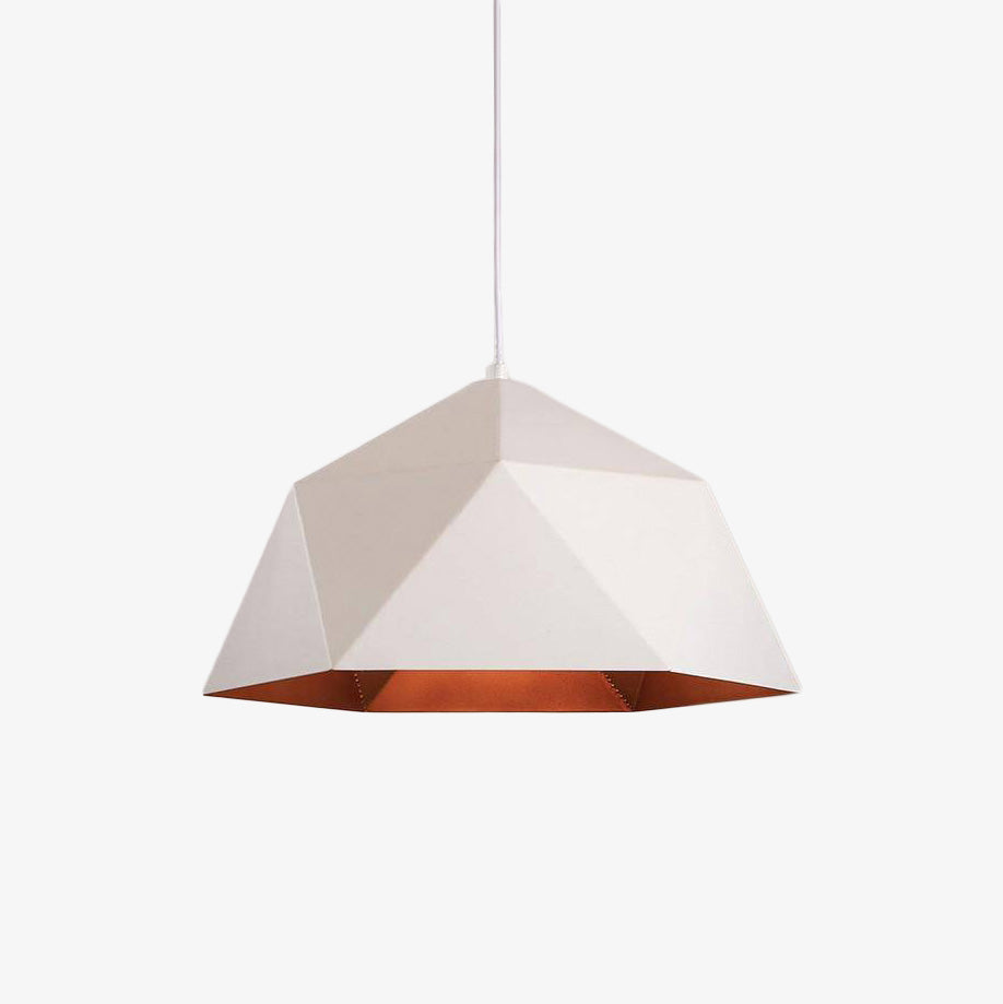 Veldoran | Ribbet geometrisk kegle industriel metal pendellampe