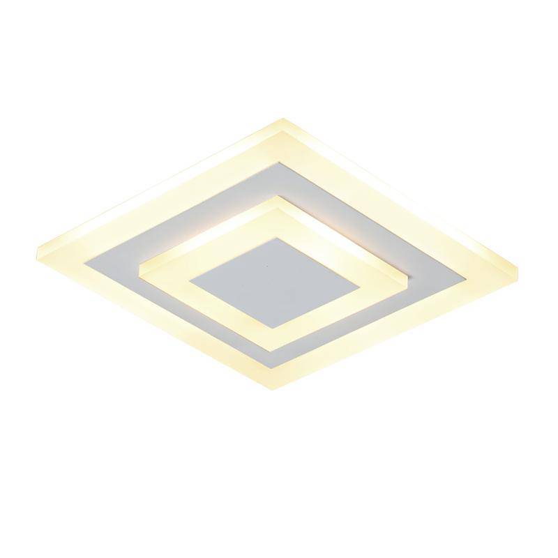 Veldoran | Slank firkantet minimalistisk indbygningsloftslampe
