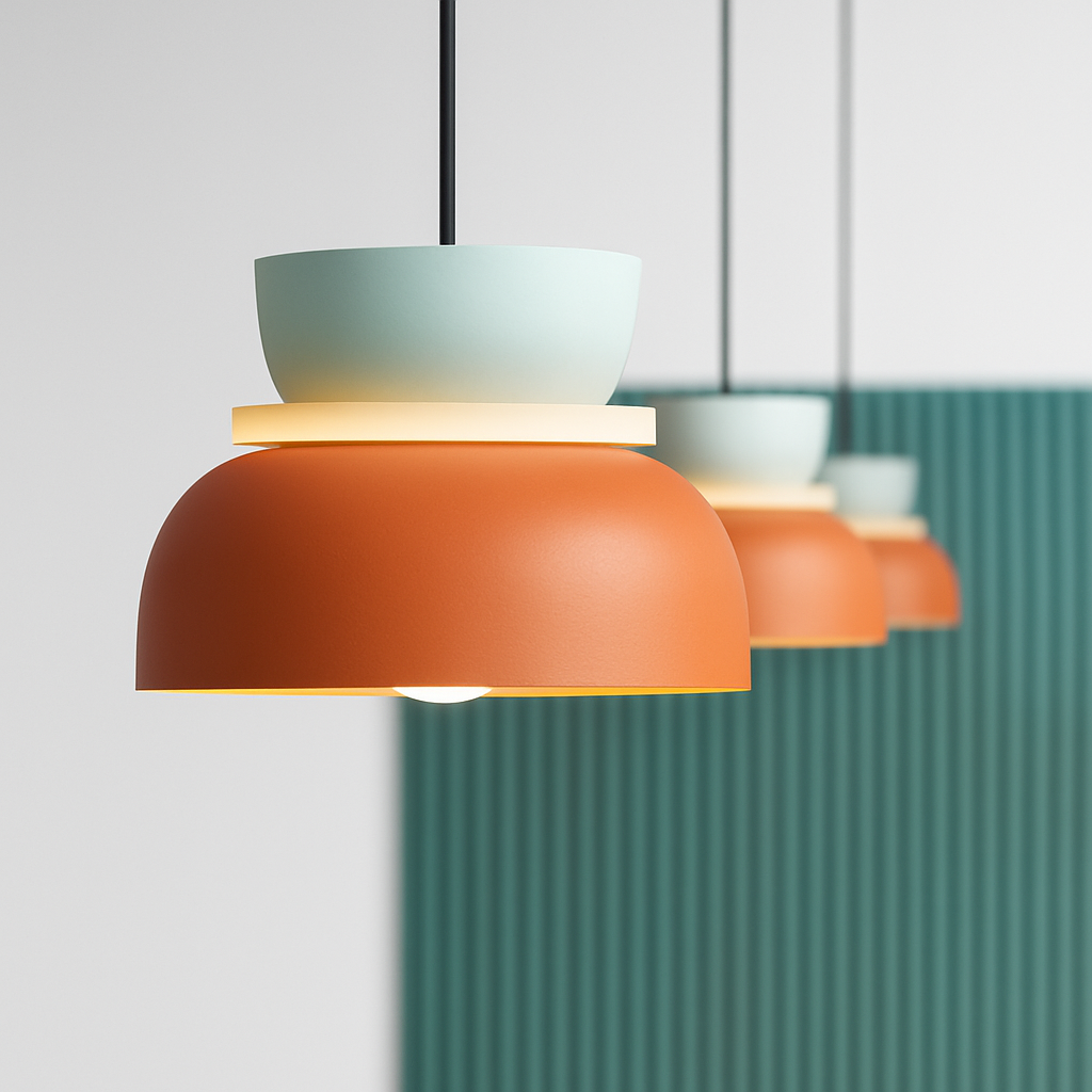 Velryth | Moderne nordisk geometrisk metalpendellampe