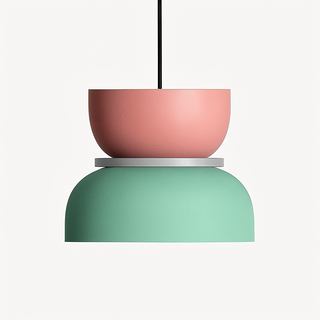 Velryth | Moderne nordisk geometrisk metalpendellampe