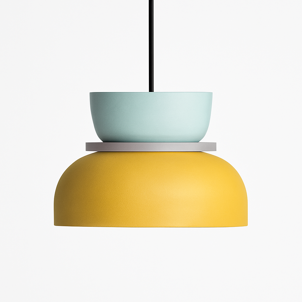 Velryth | Moderne nordisk geometrisk metalpendellampe