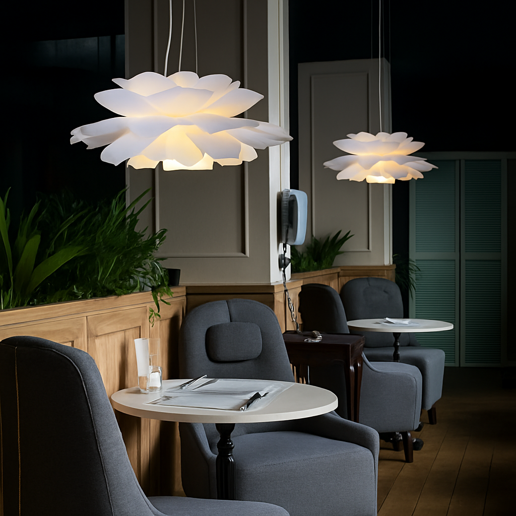 Belvondo | Minimalistisk blomsterform lagdelt pendellampe