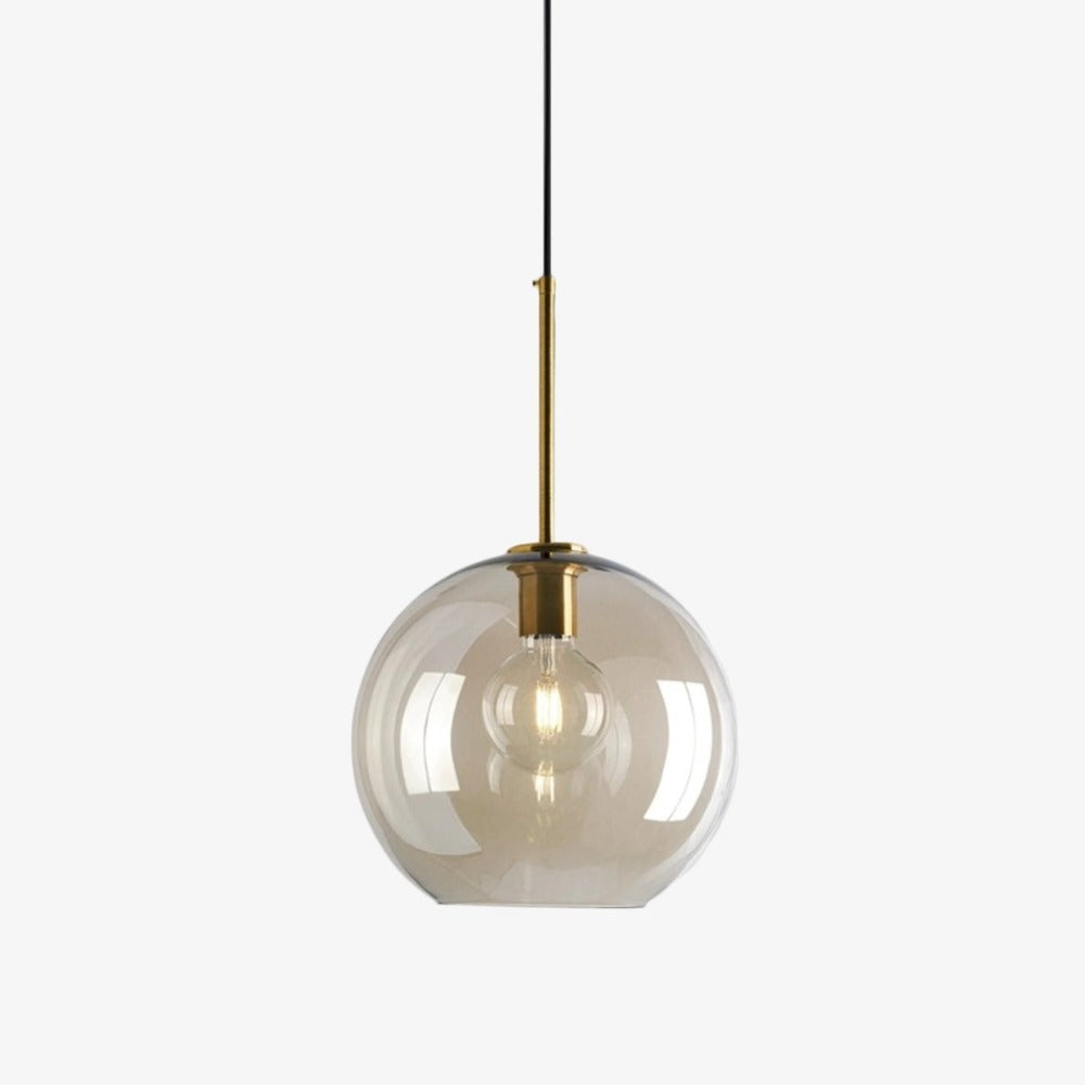 Zephirum | Ribbet ravfarvet glas industriel stil pendellampe