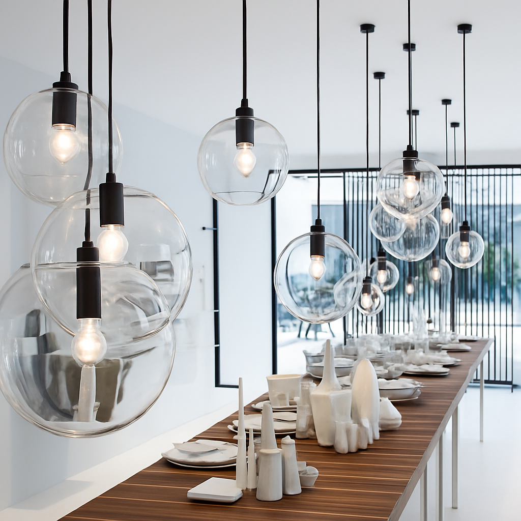 Virellian | Moderne glasglobus LED pendellampe kugle
