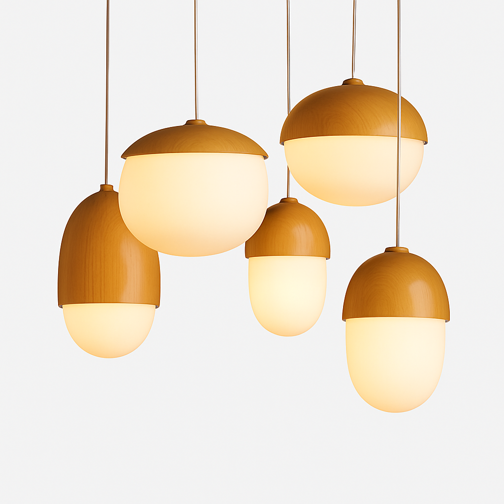 Krismont | Moderne skulpturel oval silhuet industriel pendel