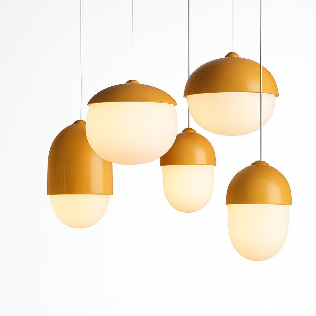 Krismont | Moderne skulpturel oval silhuet industriel pendel