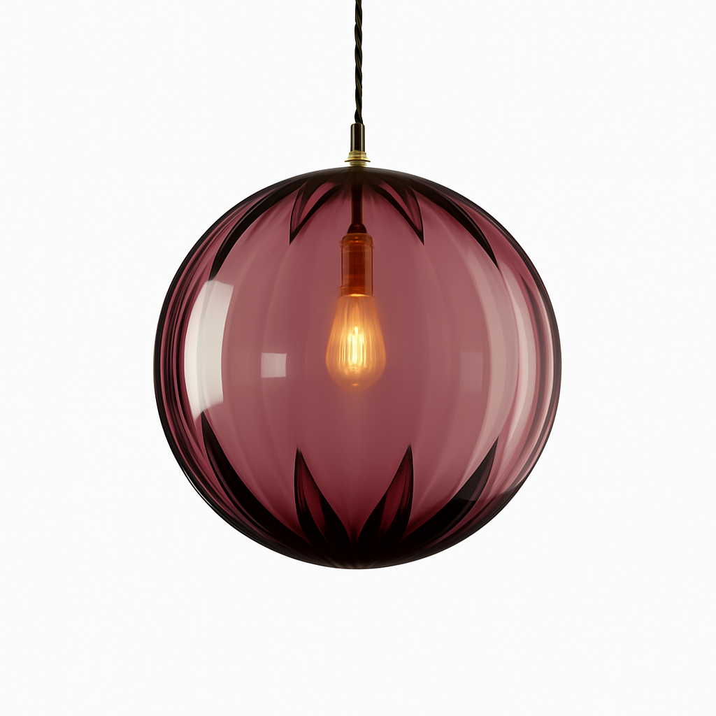 Valdory | Moderne tonet glas kuglependel