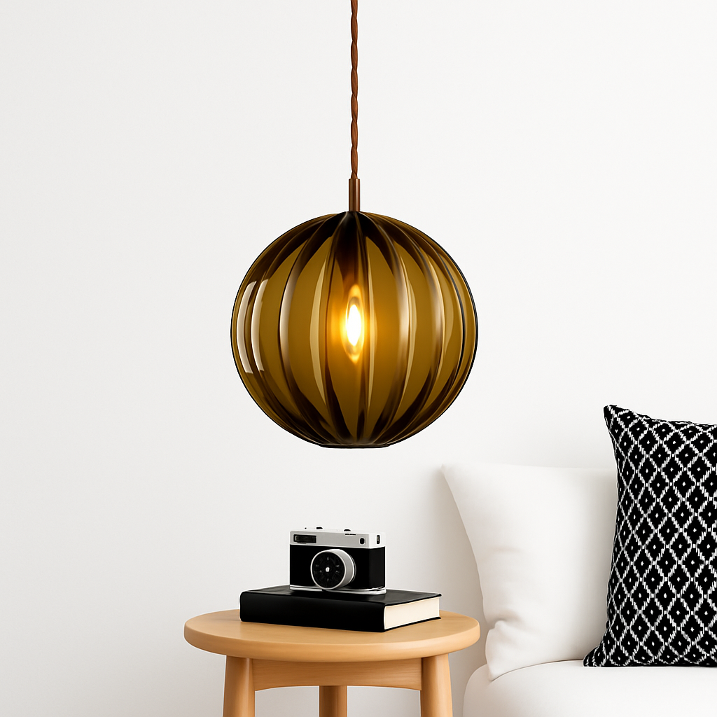 Valdory | Moderne tonet glas kuglependel