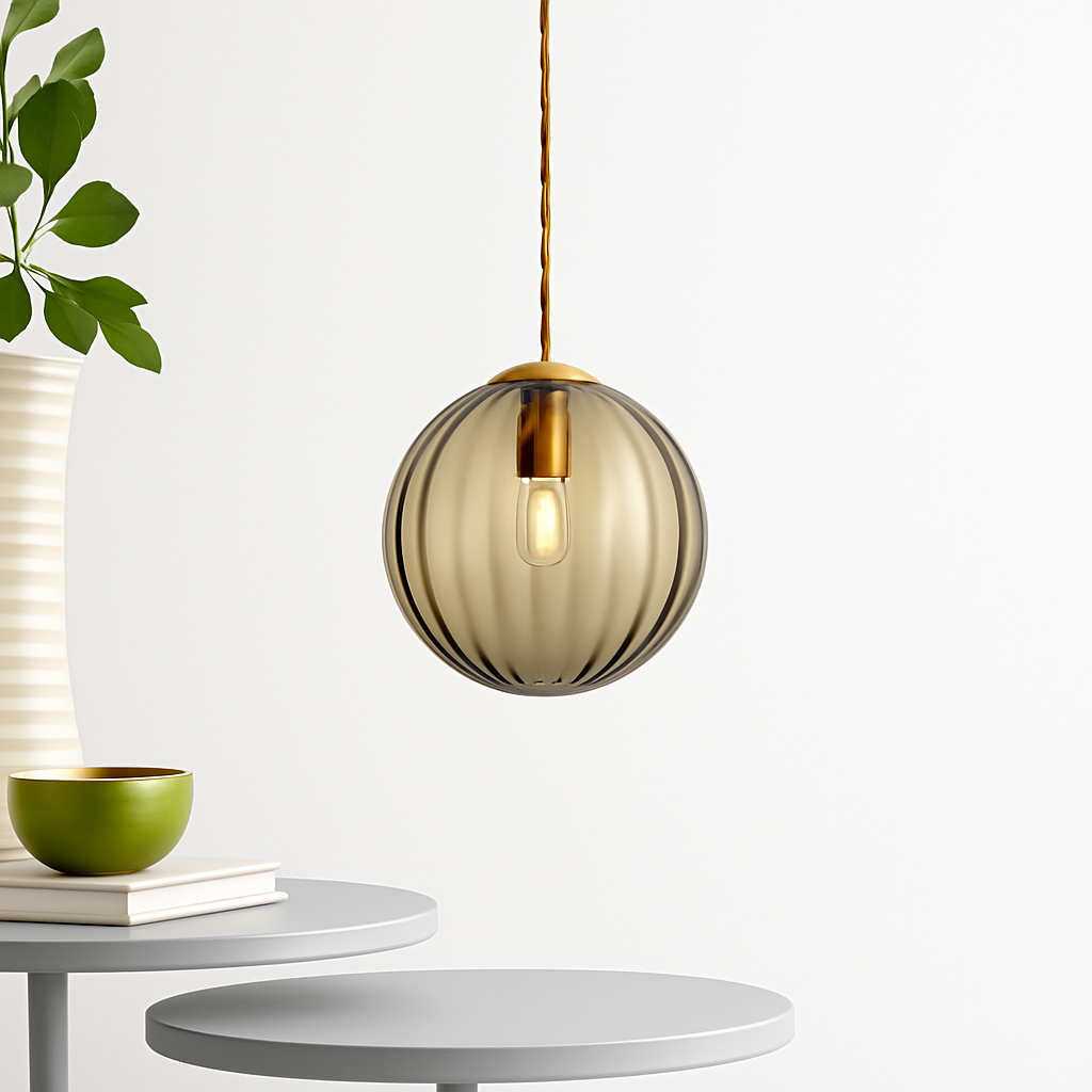 Valdory | Moderne tonet glas kuglependel