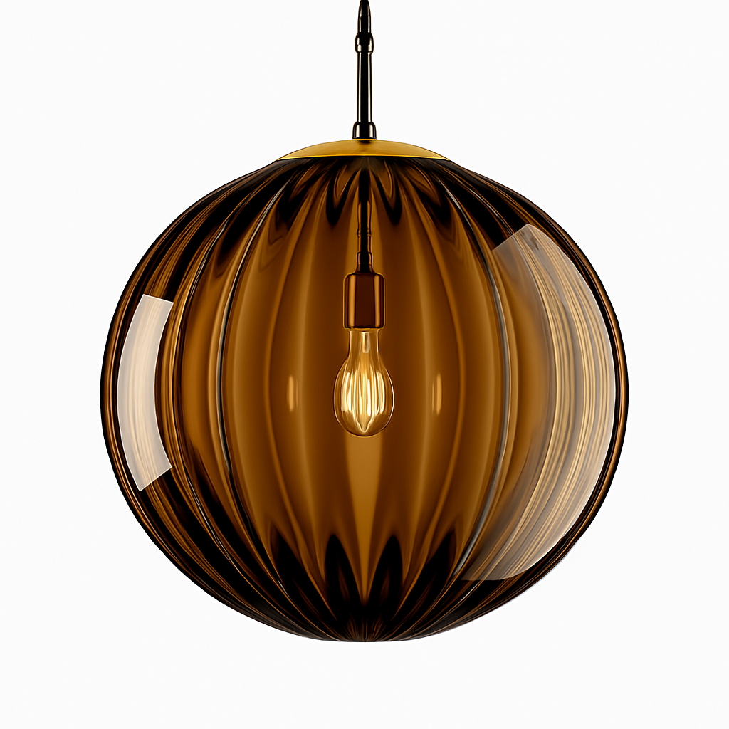 Valdory | Moderne tonet glas kuglependel