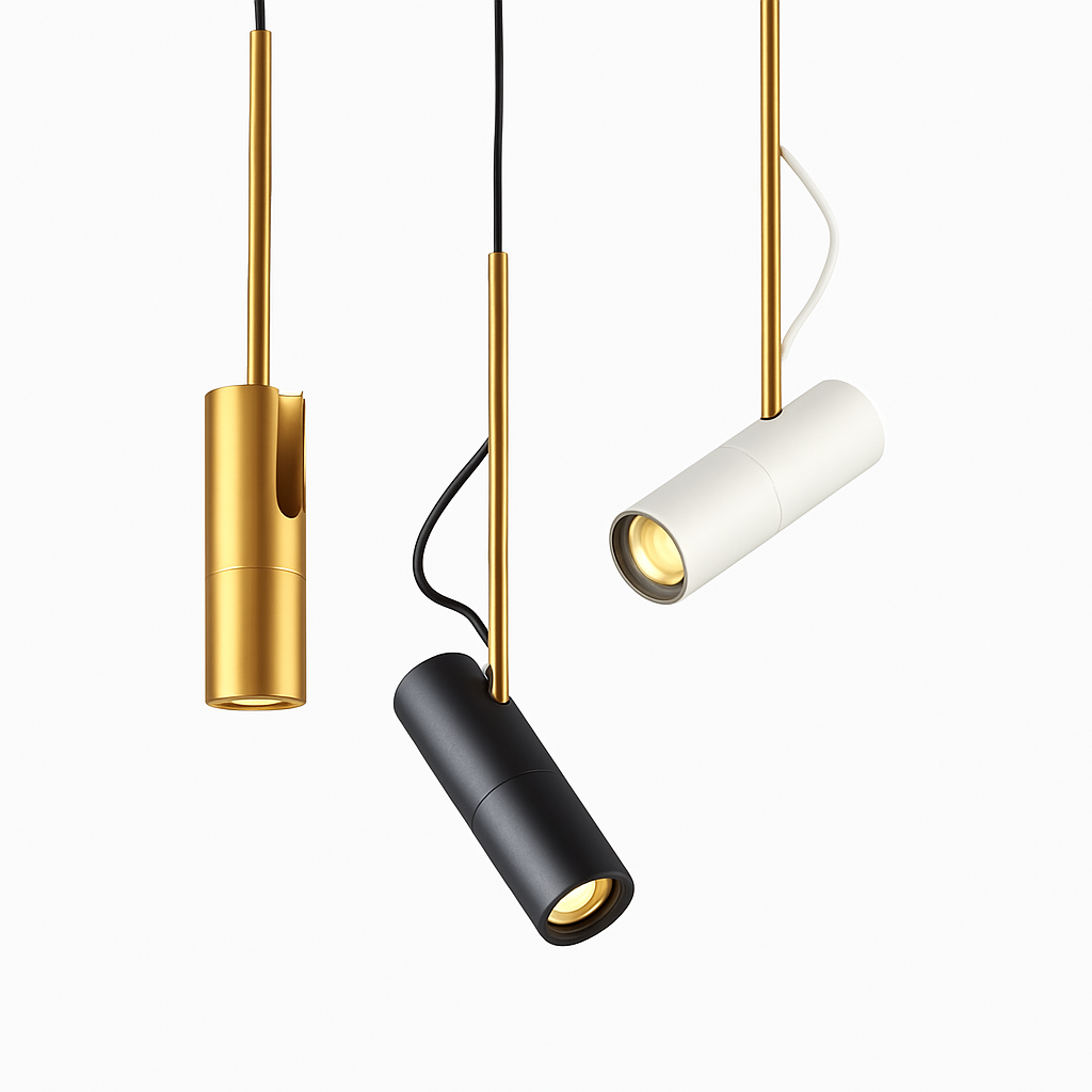 Vyrelon | Minimalistisk stangdesign justerbar pendelspotlight