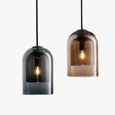 Kendervon | Rørformet tonet glas arkitektonisk pendellampe