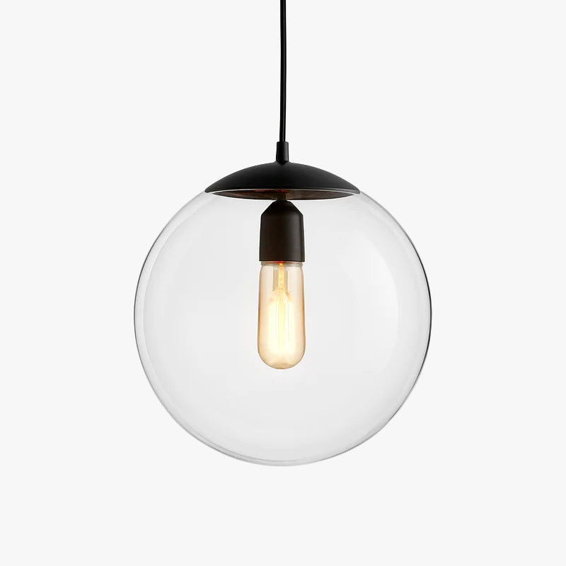 Veliyana | Minimalistisk kugle glas himmelsk pendellampe