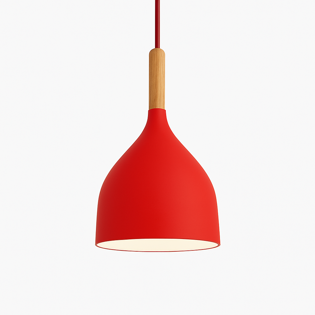 Velrion | Nordisk metal- og træ LED pendel loftslampe