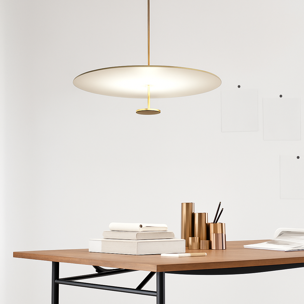 Jondariz | Cirkulær ultratynd minimalistisk pendellampe