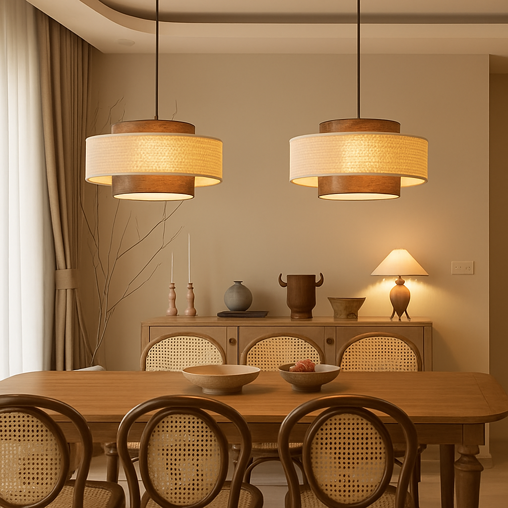 Belphira | Retro kuppelformet rattan kurvependel