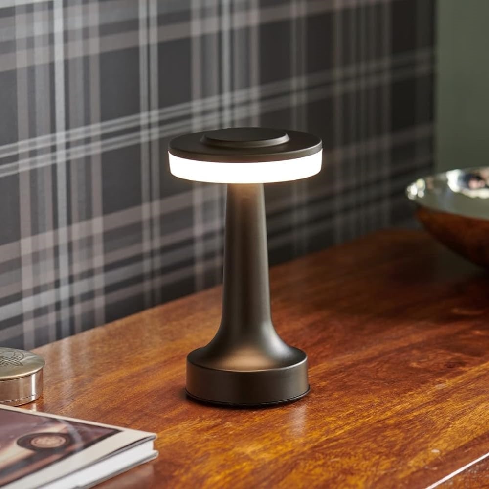 Elegant Bærbar Metal Dæmpbar Genopladelig Trådløs Bordlampe