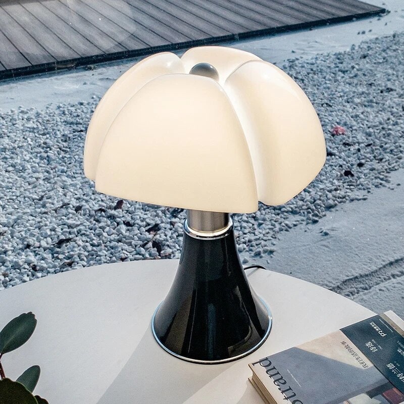 Blomsterinspireret Justerbar Stål Dæmpbar Touch Kontrol Bordlampe