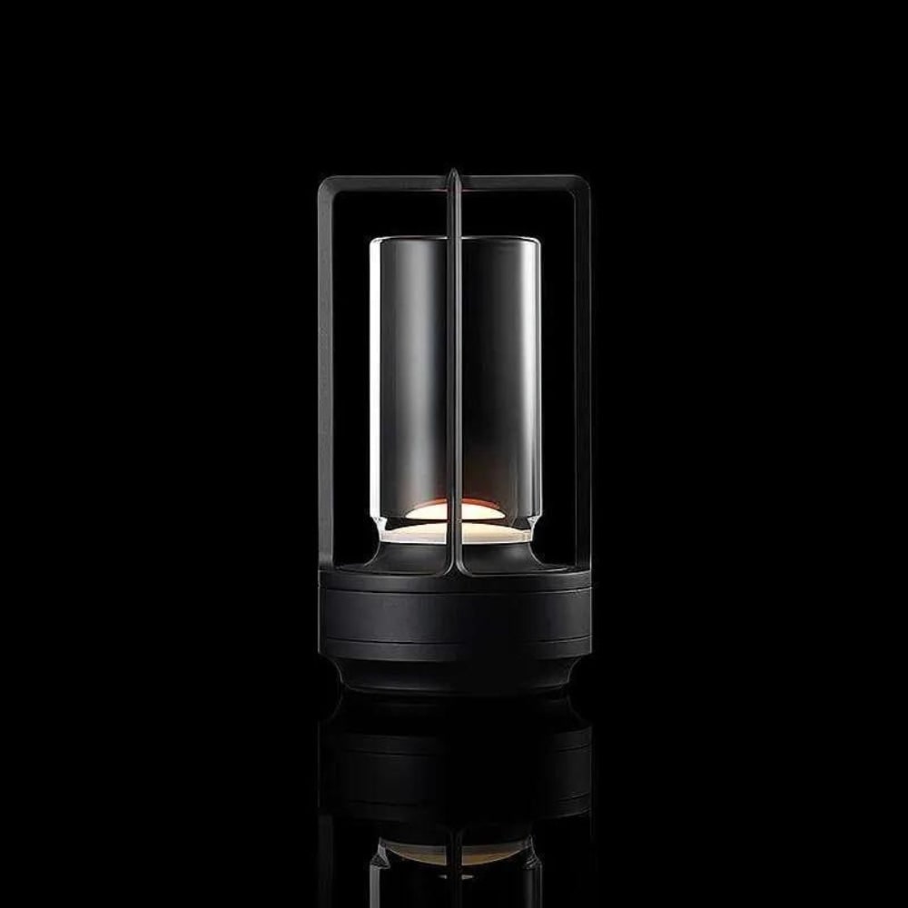 Minimalistisk metal trådløs genopladelig indendørs udendørs bordlampe