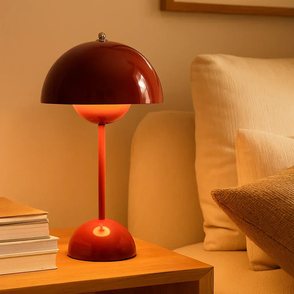 Slank minimalistisk skandinavisk touch-kontrol dæmpbar bordlampe