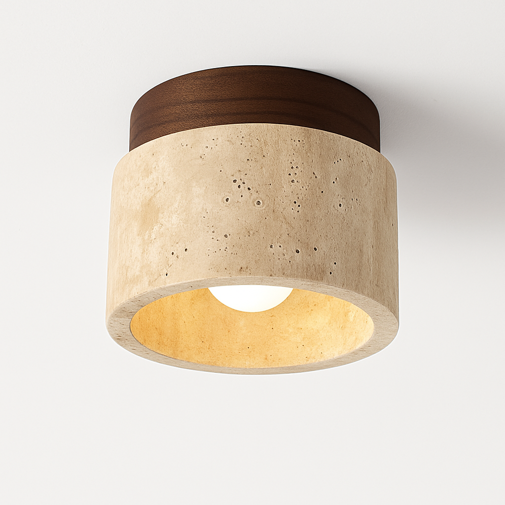 Marthique | Wabi Sabi travertin marmor loftlampe