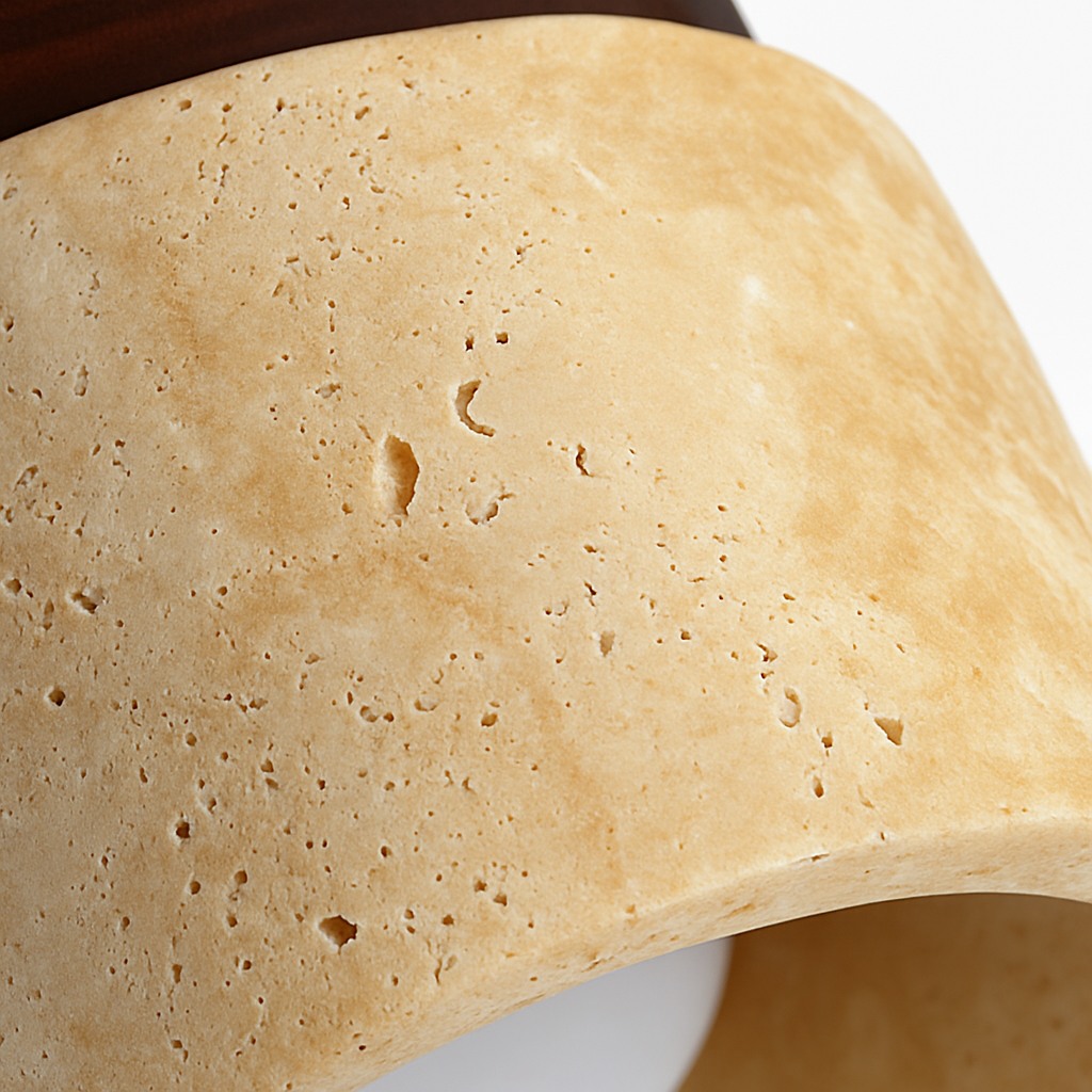 Marthique | Wabi Sabi travertin marmor loftlampe