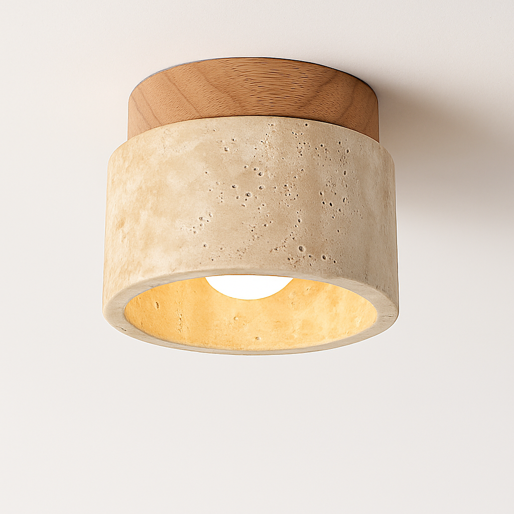 Marthique | Wabi Sabi travertin marmor loftlampe